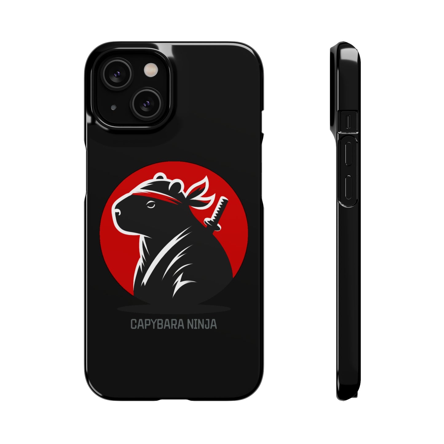 Capybara Ninja iPhone Cases