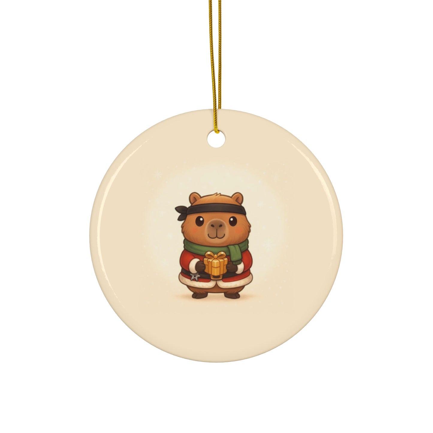 Capybara Ninja™ Christmas Ornament