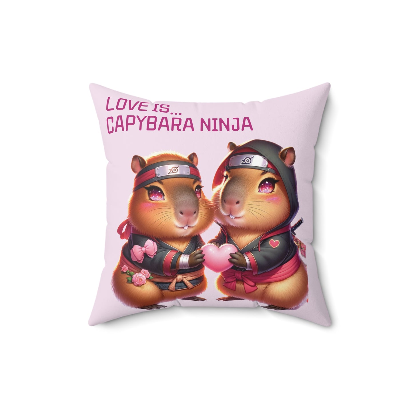 Valentine Bara Polyester Square Pillow