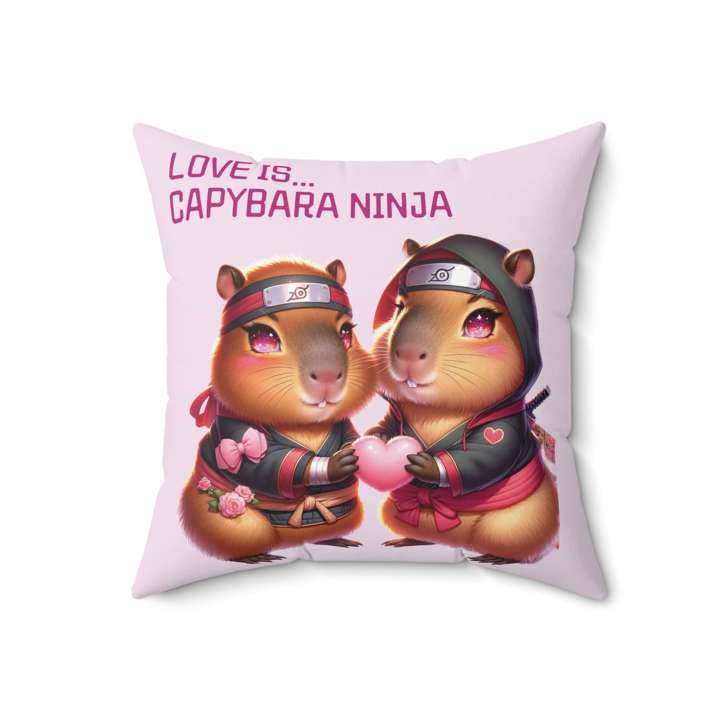 Valentine Bara Polyester Square Pillow