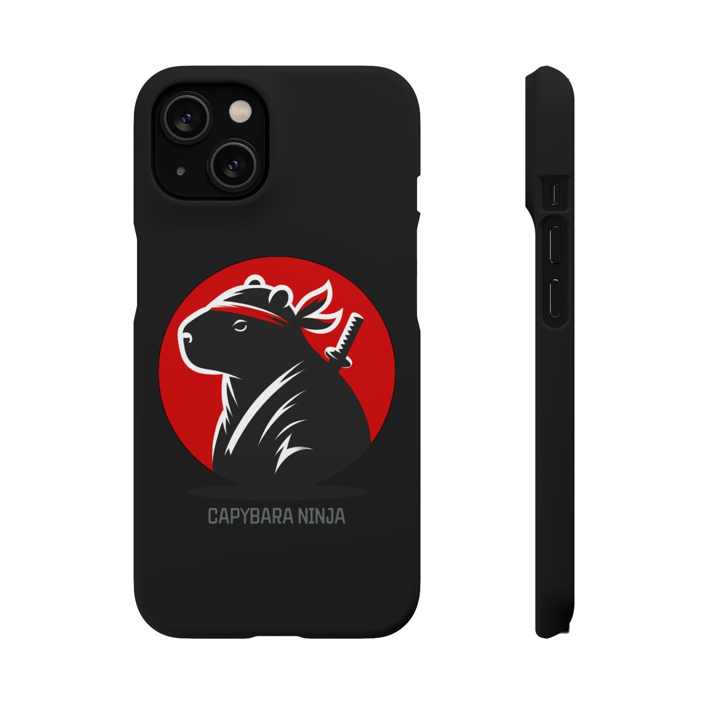 Capybara Ninja iPhone Cases