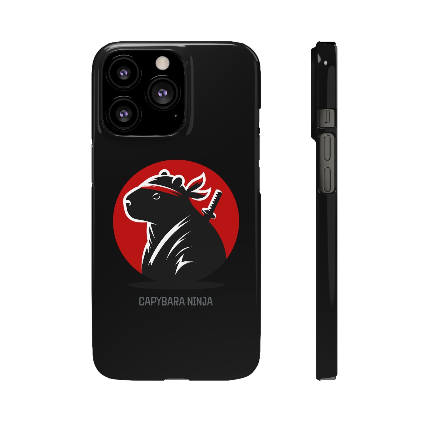 Capybara Ninja iPhone Cases