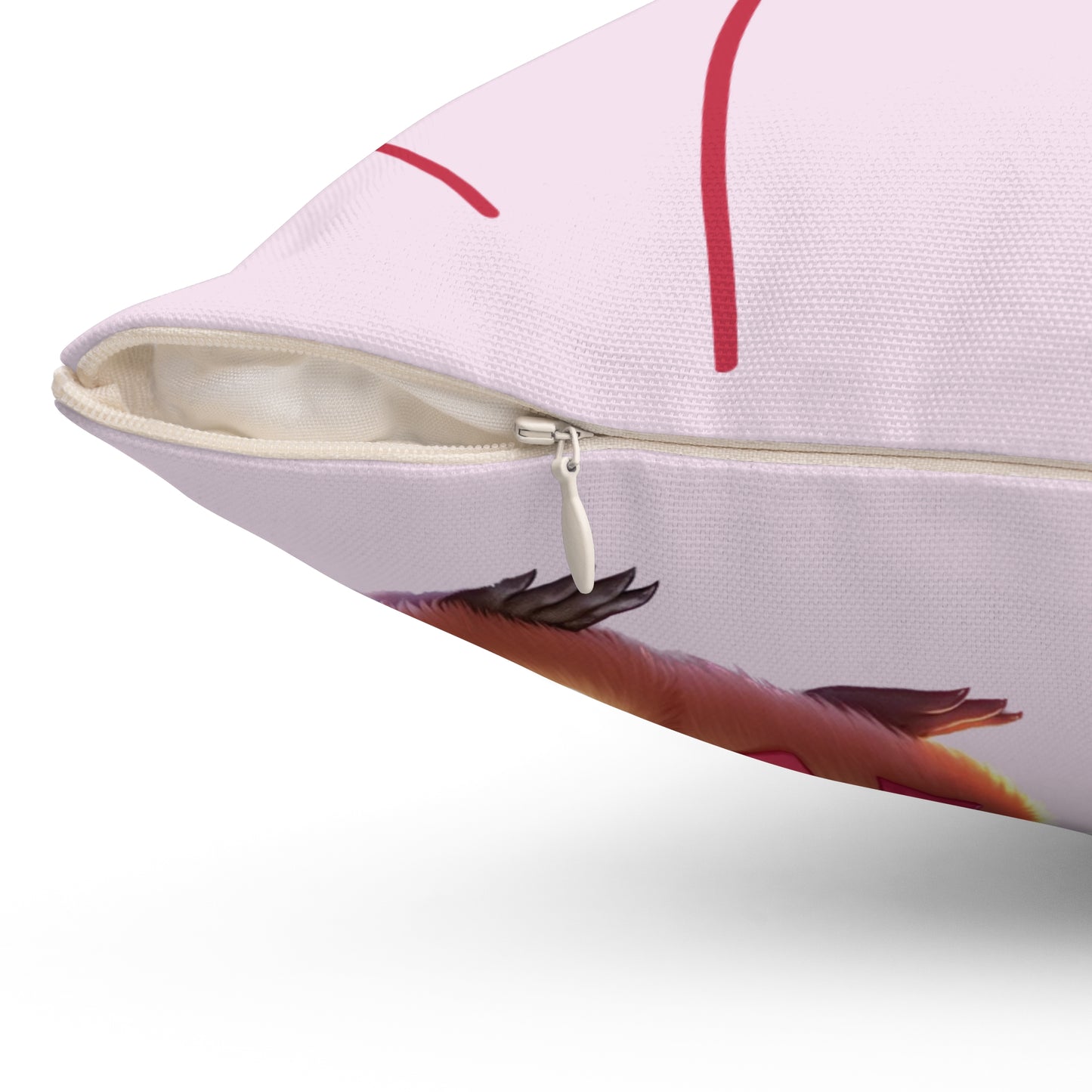 Valentine Bara Polyester Square Pillow