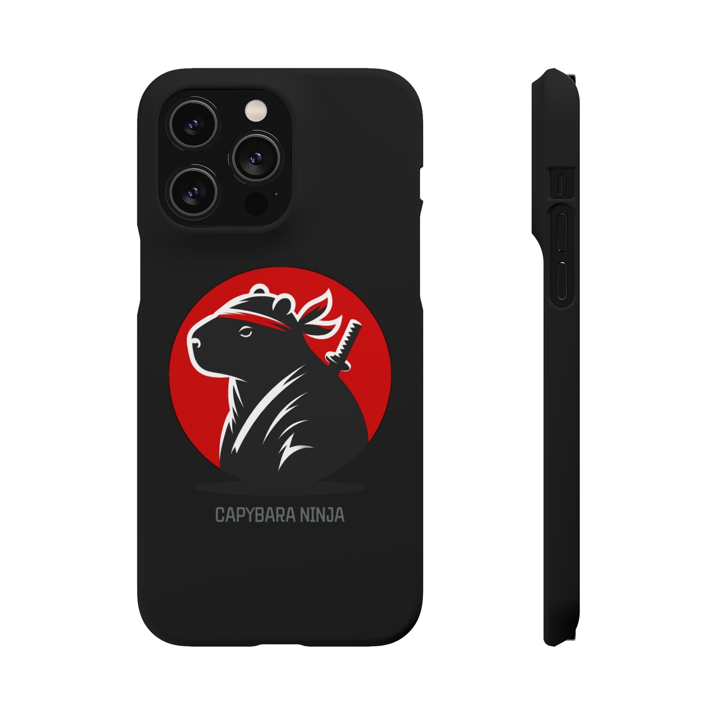 Capybara Ninja iPhone Cases