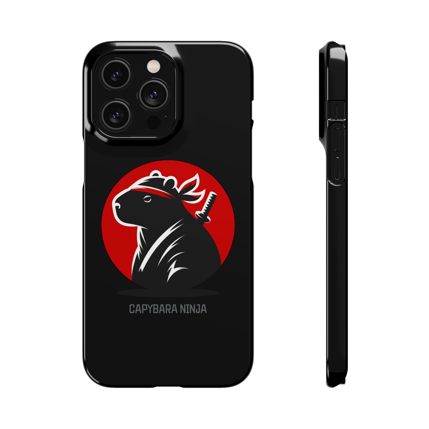 Capybara Ninja iPhone Cases