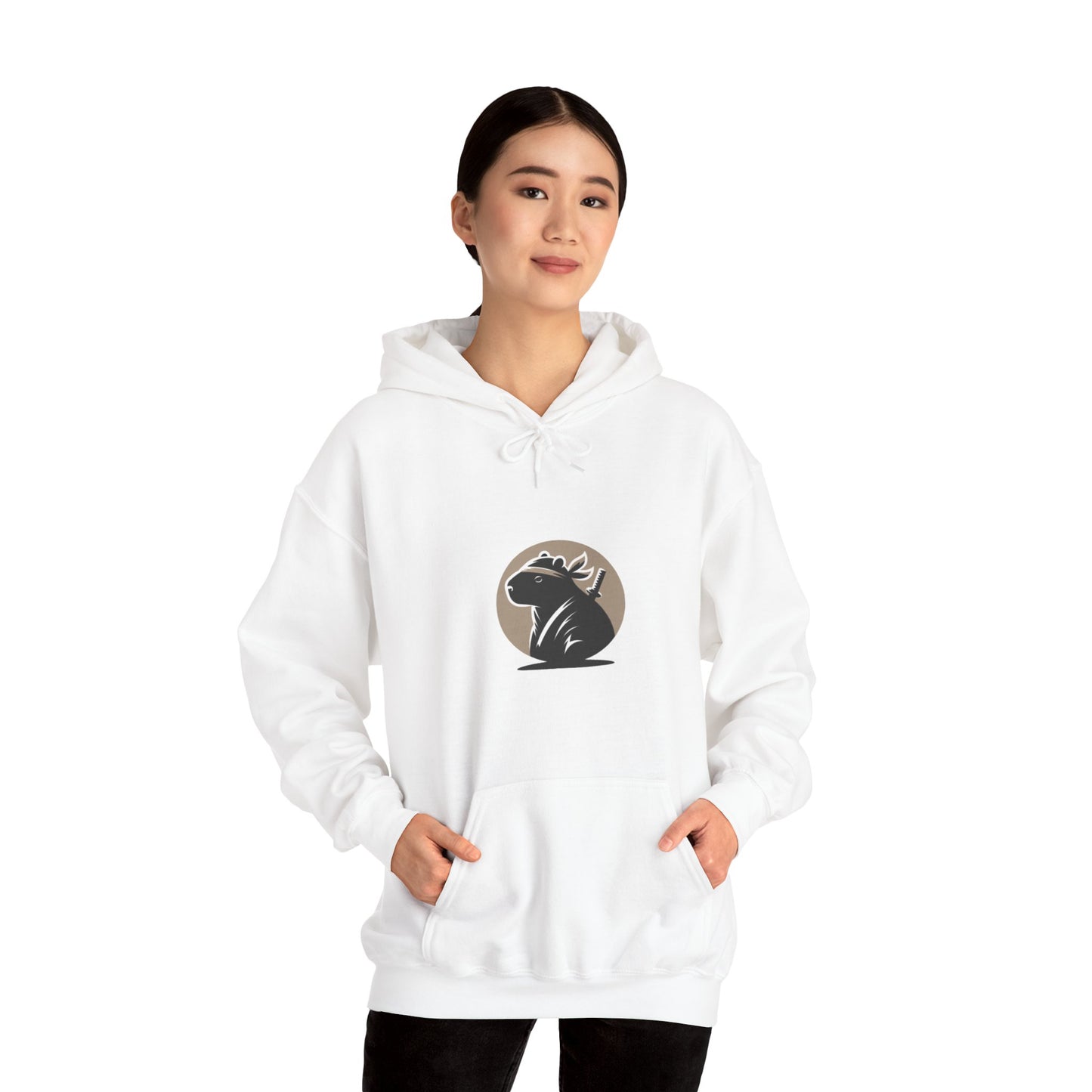 Capybara Ninja Unisex Heavy Blend Hooded Sweatshirt