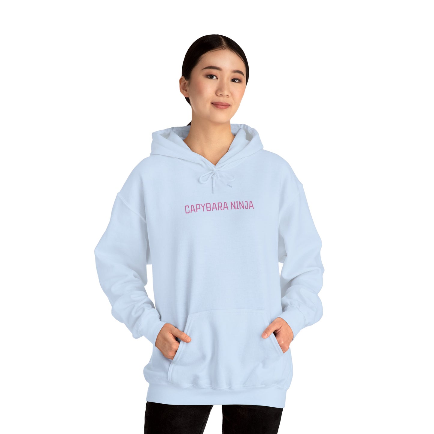 Valentine Capybara Ninja Unisex Heavy Blend Hooded Sweatshirt