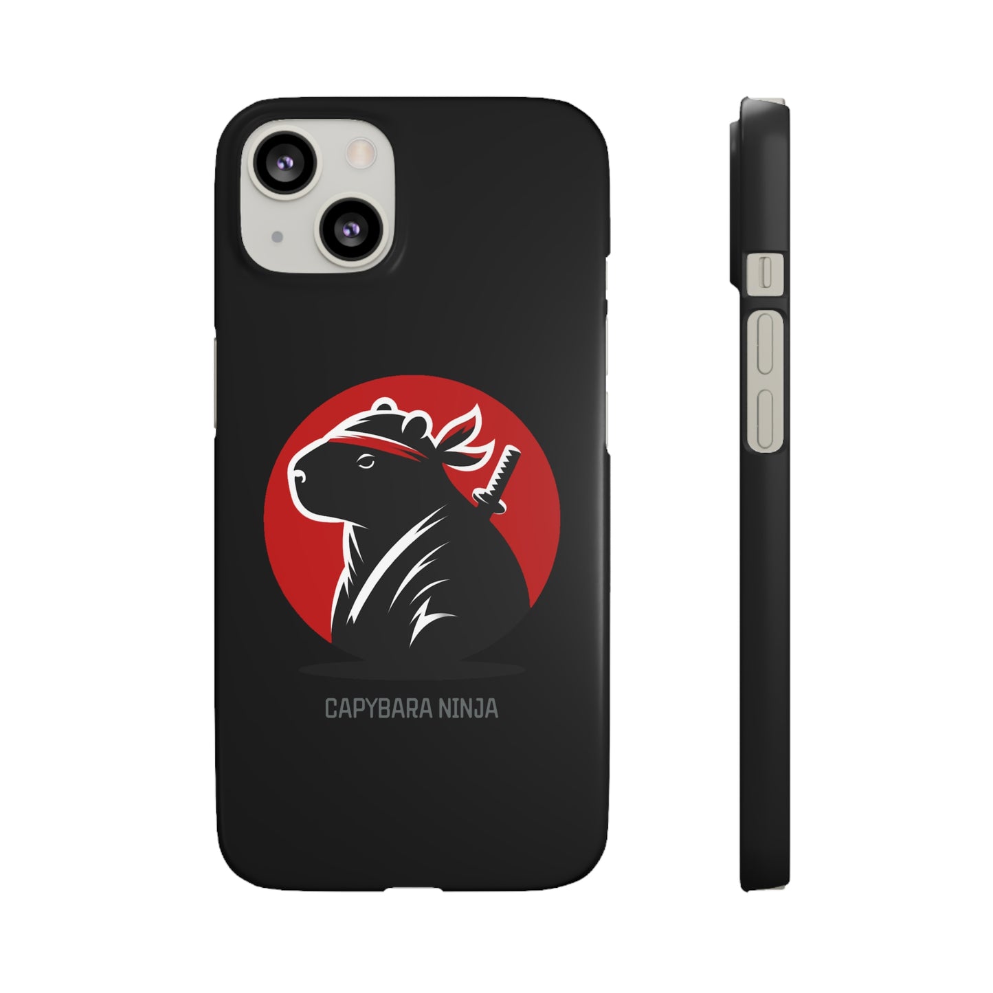 Capybara Ninja iPhone Cases
