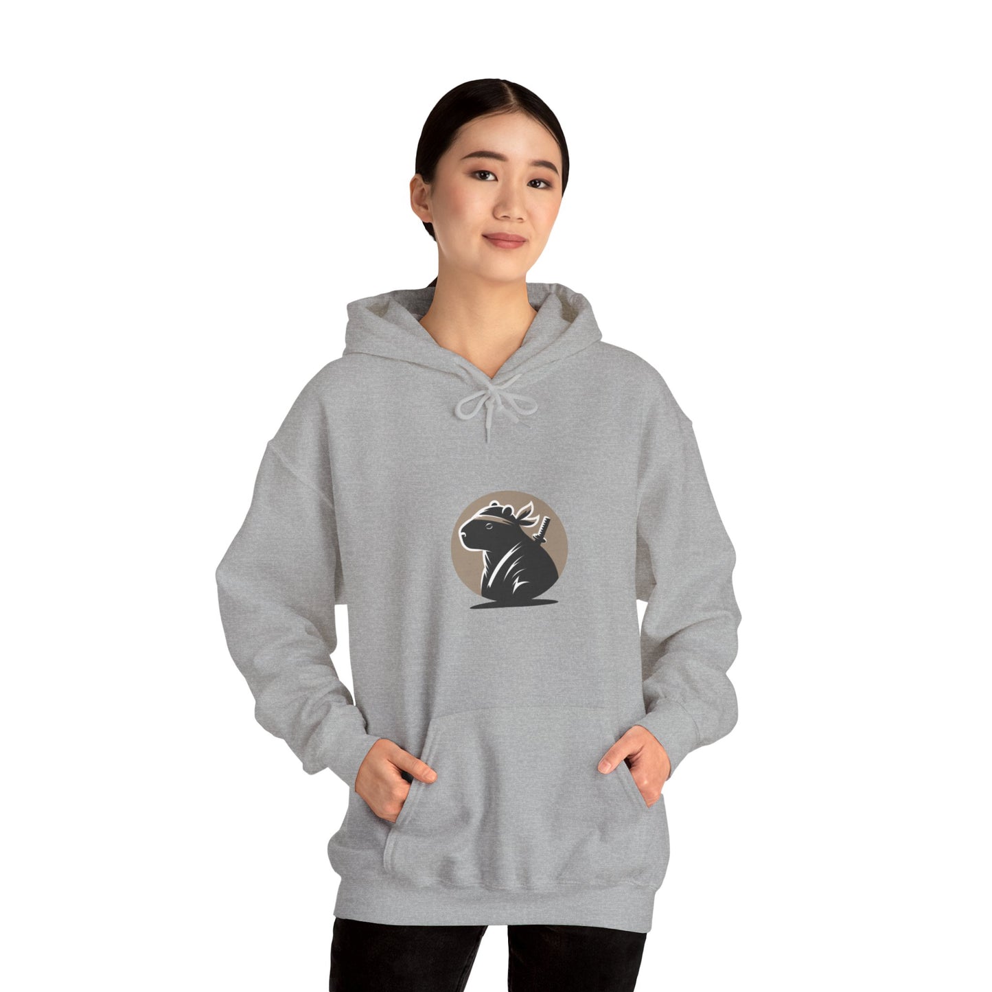 Capybara Ninja Unisex Heavy Blend Hooded Sweatshirt