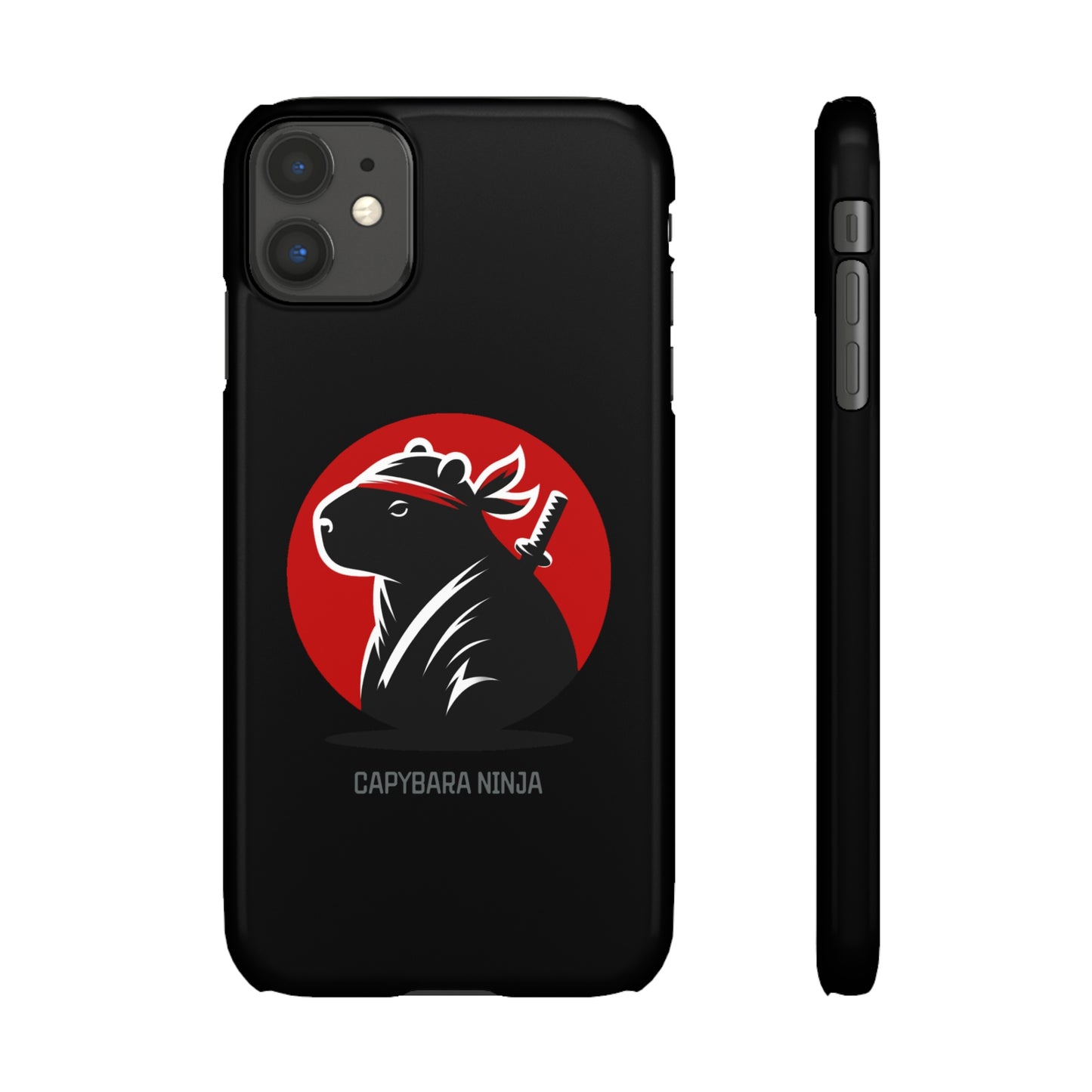 Capybara Ninja iPhone Cases