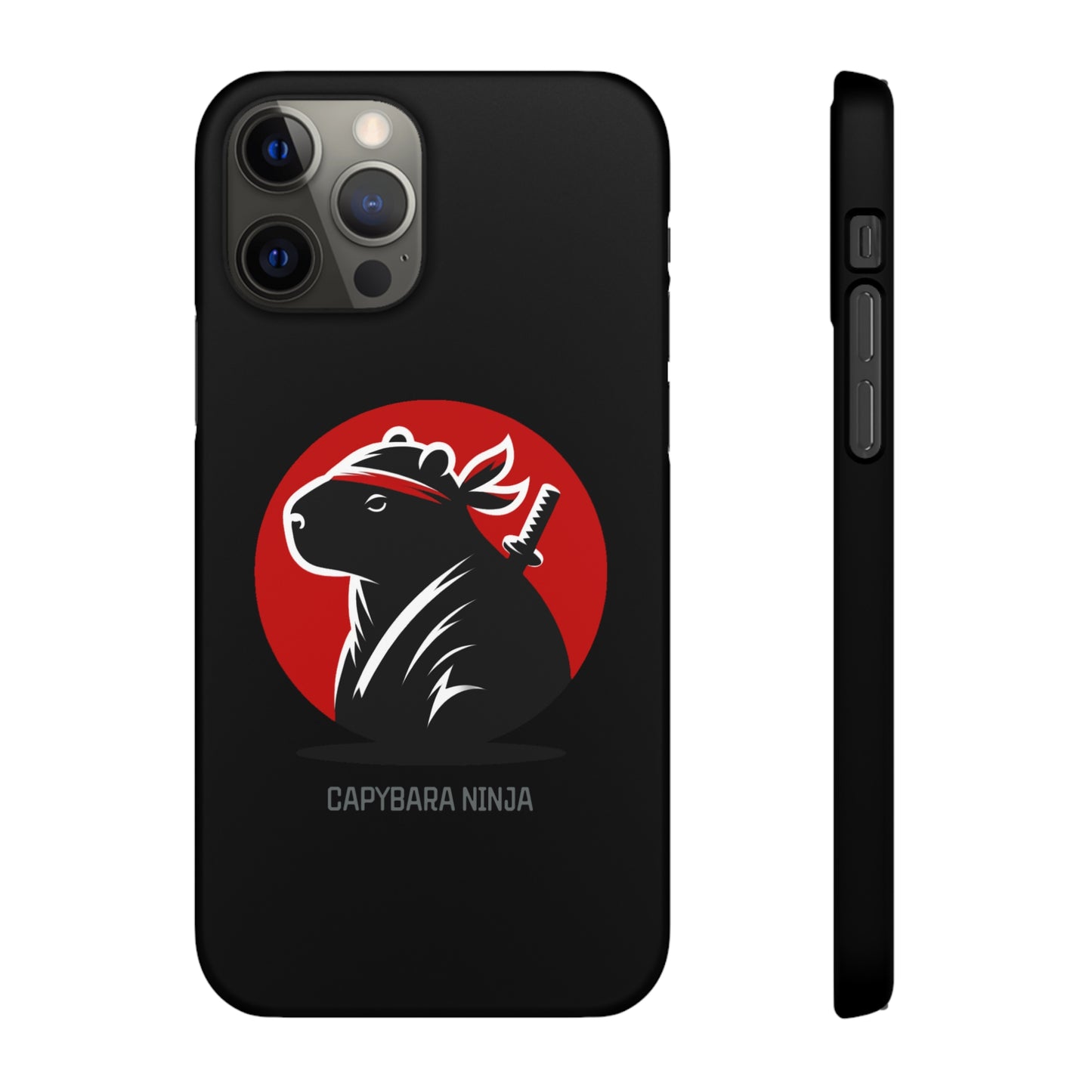 Capybara Ninja iPhone Cases
