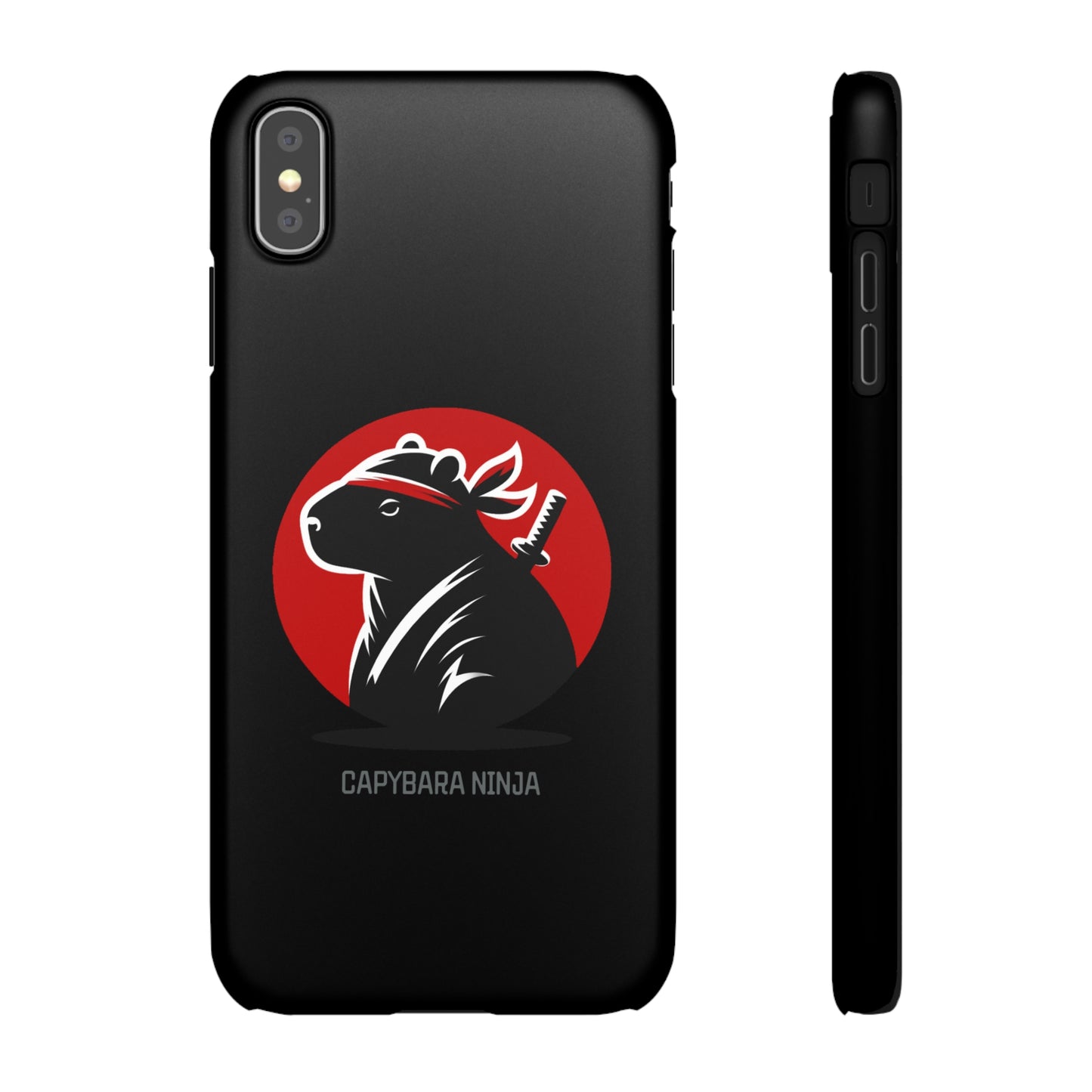 Capybara Ninja iPhone Cases