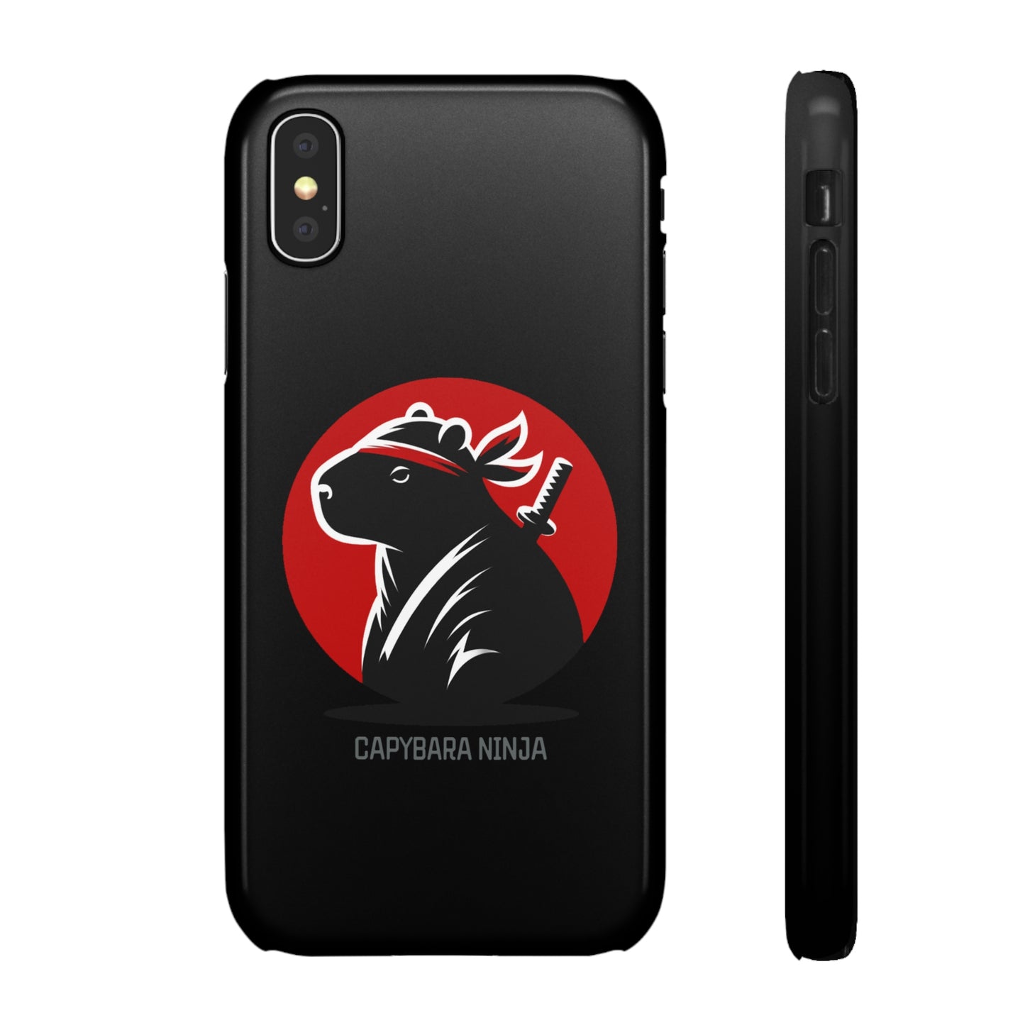 Capybara Ninja iPhone Cases