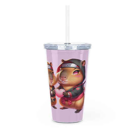 Valentine Bara Tumbler with Straw