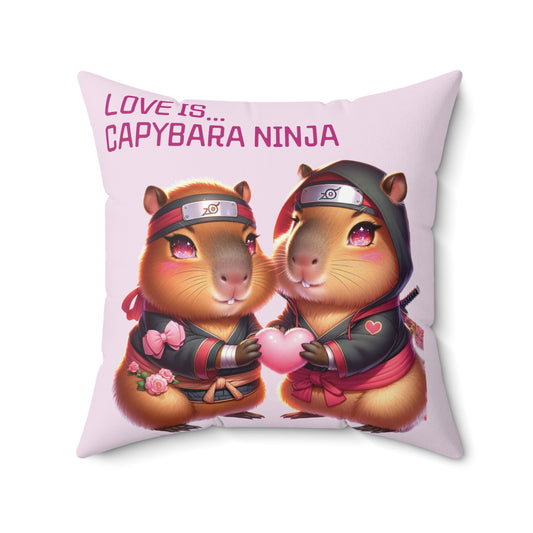 Valentine Bara Polyester Square Pillow