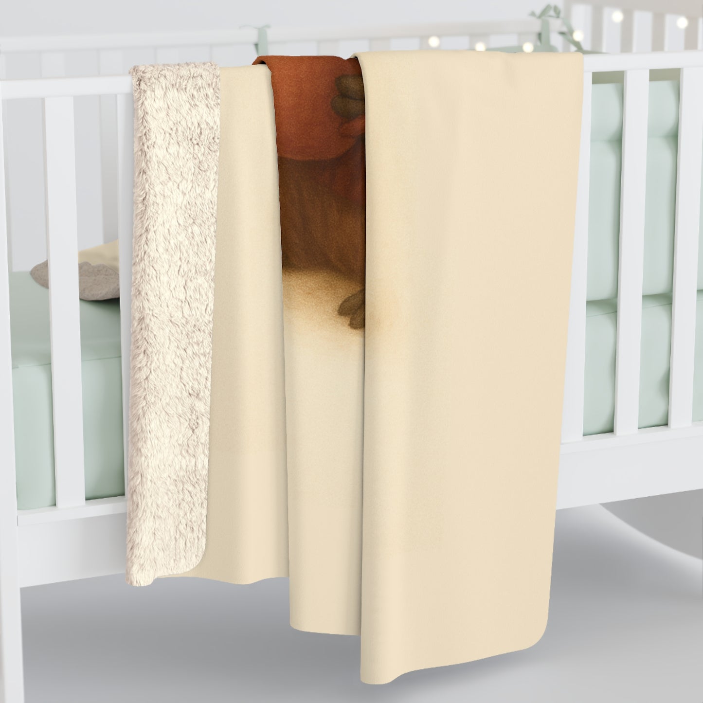 Capybara Ninja™ Winter Sherpa Blanket – Calm, Cozy, Warm